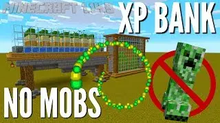 Minecraft XP Farm: No Mob XP Bank for Minecraft 1.14.3 | Peaceful Mode Adjustable XP Farm (Avomance)