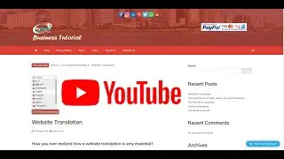 Example of a Free website translation services
