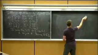 The Inverse of a Matrix, Calculating Inverses (continued), Linear Inequalities. UVic Math 151
