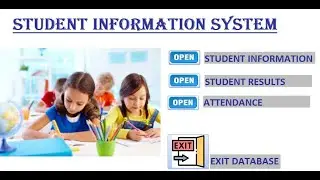 Student Information System In access(Beginners)|| How to use command button in form
