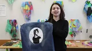 Мастер класс  "Роспись джинсовой одежды"