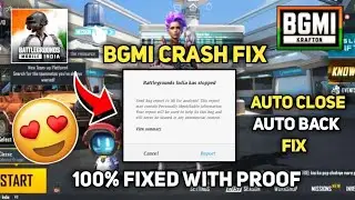 Bgmi Crash Fix | How To Solve Bgmi Crash Problem | Bgmi Auto Back Fix | Bgmi Crashing Problem