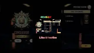 Season 11 REWARDS🔥 | Conqueror 😇| New State Mobile  #NewStateMobile #conqueror
