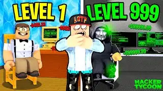 I Became MILLIONAIRE HACKER In Roblox Hacker Tycoon!