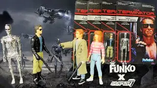 2013 The Terminator Reaction figures by Funko & Super7 Quick Retro Unboxing Review