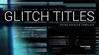 Lights Glitch Titles After Effects Template [ glitch After Effects project ]