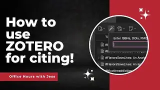 How to Use Zotero: Finding, Saving, and Citing Journal Articles!
