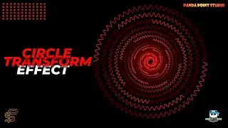 Illustrator Tutorial  || Circle Effect Transform || PANDA POINT STUDIO