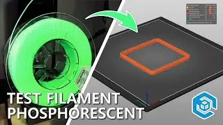 On teste un filament phosphorescent !