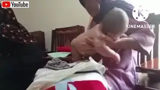 Alfatih di pijat gembira banget!!