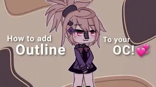 💤💬 how to add an outline to your OC || Ibis paint X || Gacha 💬💤