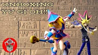 UNBOXING & REVIEW ACTION FIGURE YU GI OH!! YAMI YUGI & DARK MAGICIAN GIRL!!