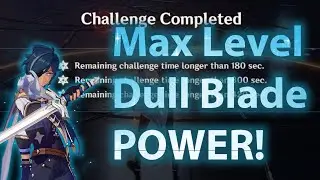 Level 60 Kaeya with Max Level Dull Blade Abyss 9 stars (All Chambers)