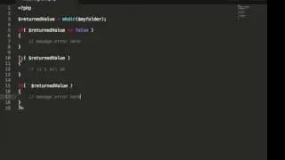 PHP beginner tutorial - M2L4 - Error handling