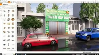(Phần 2) Thực hành dựng biển Quảng cáo 3D Sketchup bài số 1