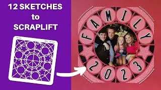 Flip Through 12 Creative Sketch Ideas Using Star Clock Template