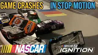 NASCAR Game Crash Physics But In Stop Motion