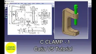 C Clamp - 1, Catia