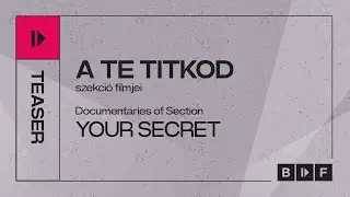 A Te titkod / Your Secret - Teaser