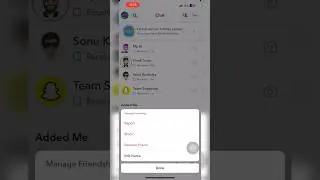 Snapchat peh kisi ko bhi block Kaise kare / how to block someone on snapchat trick 2025