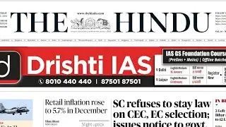 13 January 2024How to read The Hindu for UPSC today?