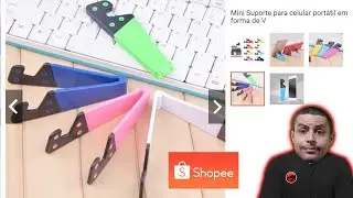 Mini Suporte para celular portátil em forma de V