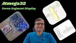 ATmega32 Common Anode 7 Segment Display Programming | AVR Embedded C Tutorial