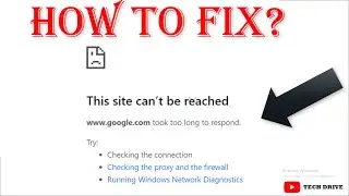 How to Fix This Site Can't be Reached Error | This Site Can't be Reached Problem Solved | Easy Fix