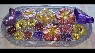 97. Flower Tray Creation For Stunning Floral Collaboration for Ms. Sudha! @resinartists