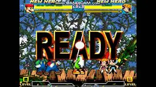 MUGEN Battle Super Better Mario, Super Better Luigi & Super Better Yoshi Vs The Powerpuff Girls