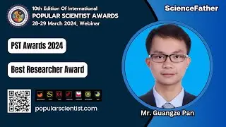 Mr. Guangze Pan, China | Best Researcher Award | sciencefather.com