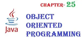Object oriented programming in Java - Java tutorial - w3Schools - Chapter   25   English