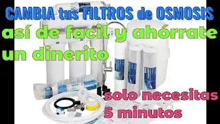 como🔧CAMBIAR FILTROS🪣o INSTALAR🚿OSMOSIS INVERSA muy FACIL y RAPIDO🏃‍♂️💨@crazymonkey2.156