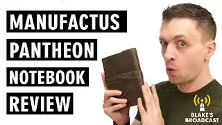 Manufactus Pantheon Leather Notebook Review 4k