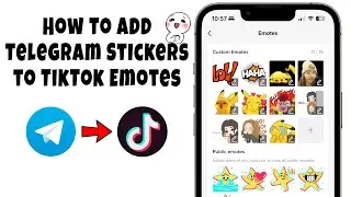 [eng] How to add Telegram Stickers to TikTok Subscription Emotes