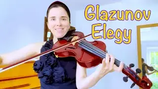 Glazunov Elegy for Viola - played on a 5-String Violin by Elina Violina