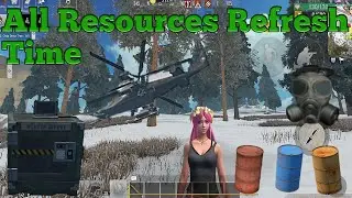 All Resources Refresh Time || Last Day Rules Survival