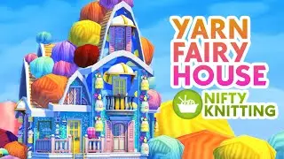 YARN FAIRY HOUSE - Nifty Knitting + Base Game | Sims 4 Speed Build
