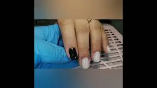 Танита Nails@Манікюр на клієнті#Дизайн гель лаком із світловідбивними частинками