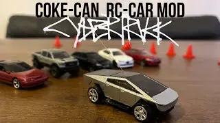 Tesla Cybertruck Mini RC-Car mod Hotwheels