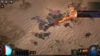 3.20 4-link infernal skitterbots in T11 map level 70 occultist no clusters