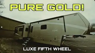 The LUXE GOLD Ultra Luxurious Fifth Wheel that's a little less expensive!