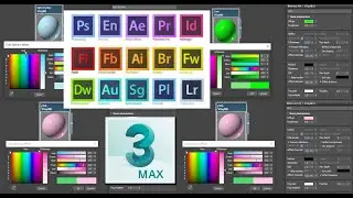 RGB colors for all software l 3Ds max l Ps l CDR l adobe