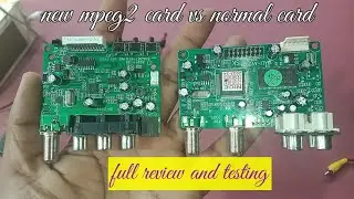 mpeg2 new card review and testing ||market me ek new dth motherboard aaya hai||@kidsmindtechnical