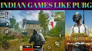 Top 5 Indian offline games like pubg.