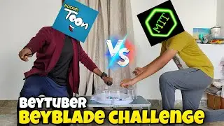 Beyblade challenge with beytuber | Pocket toon vs MTT