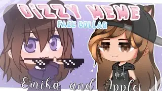 Dizzy meme- Fake Collab w/ Gacha Emika -#dizzydizzyemika85k - live 2d