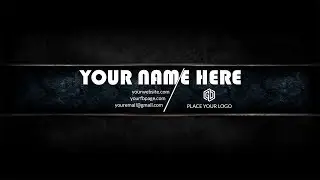 How To Make A YouTube Banner WITHOUT Illustrator! (Tutorial) Make A YouTube Banner For FREE 2018