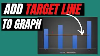 Add target line to Graph in excel - Dynamic Target Line