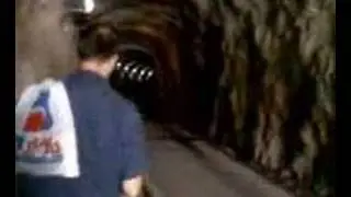 Walking through a dark tunnel